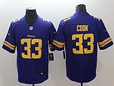 Nike Vikings 33 Dalvin Cook Purple Color Rush Limited Jersey,baseball caps,new era cap wholesale,wholesale hats